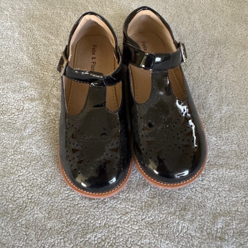 F&F Kids Black Patent Leather Shoes